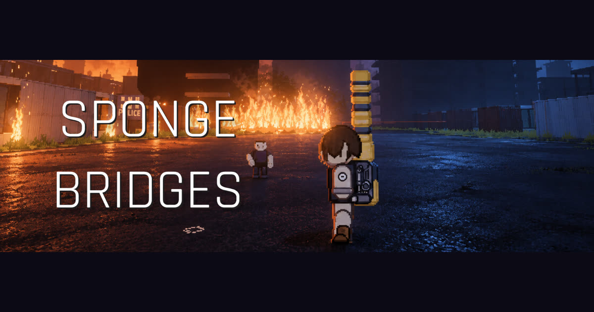 Red Rope Bridges Sponge Bridges — A Post-Apocalyptic Delivery Survival Game